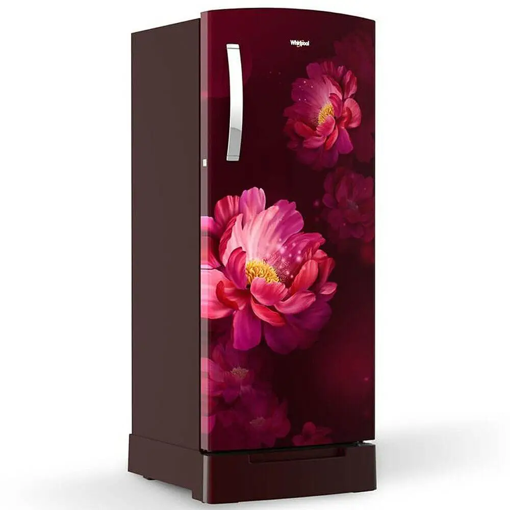 Whirlpool 215 IMPRO ROY, 192 L 3 Star Icemagic Pro Inverter Direct-Cool Single Door Refrigerator, With Base Drawer, Wine Peony