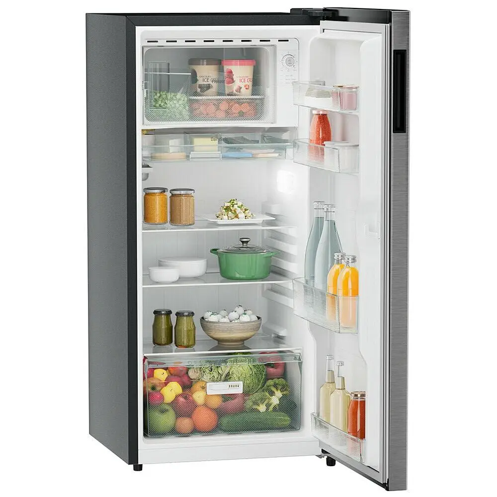 Liebherr DNPSIC 1901, 191L 3 Star Inverter, Direct Cool Single Door Refrigerator, 20 Years Warranty on Compressor, Freezer 22 L, Silver Steel