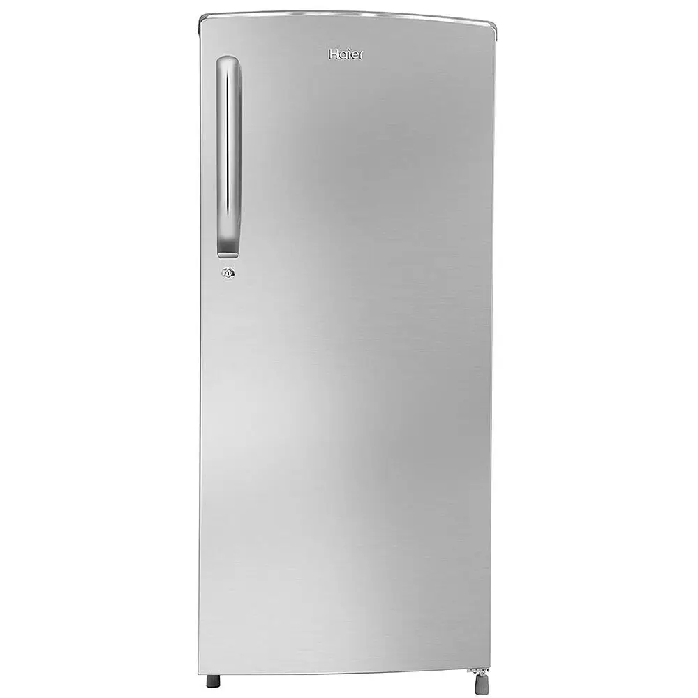 Haier 205 Litre 2 Star, Single Door Refrigerator, Inox Steel (HRD-2262BIS)