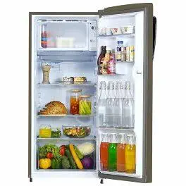 Haier 205 Litre 2 Star, Single Door Refrigerator, Inox Steel (HRD-2262BIS)