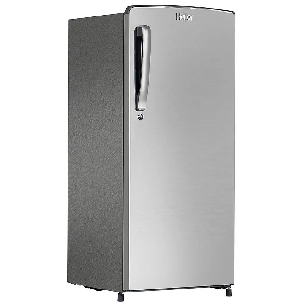 Haier 205 Litre 2 Star, Single Door Refrigerator, Inox Steel (HRD-2262BIS)