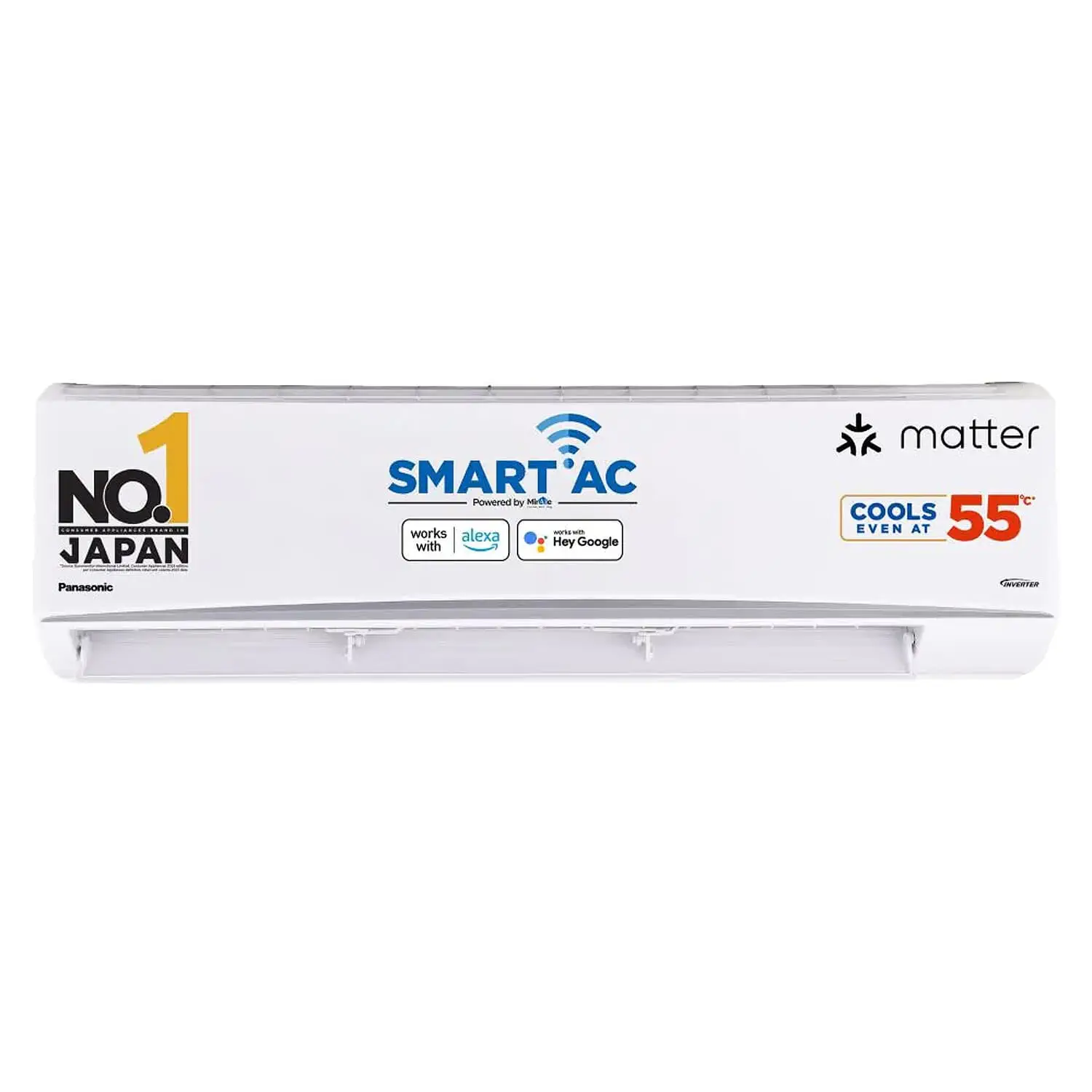 Panasonic CU-RU18AKY 1.5 Ton 3 Star Inverter AC with 7-in-1 Convertible, White