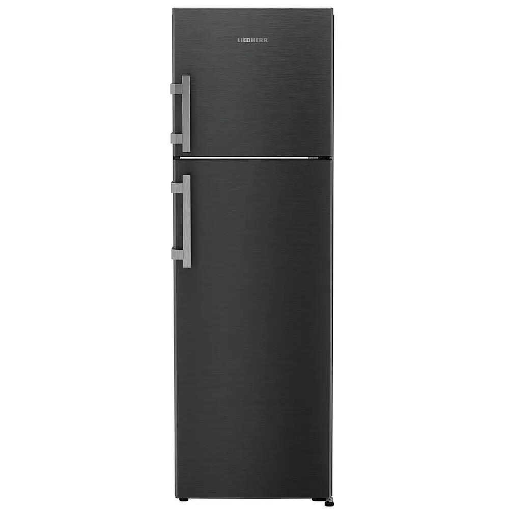Liebherr TDLBSB3111, 316L 2 Star inverter, Hot to Cool, Frost Free Double Door Refrigerator, 20 Years Warranty on Compressor, Black Gloss