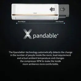 Hitachi RASG322PCAISF, 1.8 Ton 3 Star Inverter Split AC with Xpandable Plus, 100% Copper and Dust Filter, Dual Gold